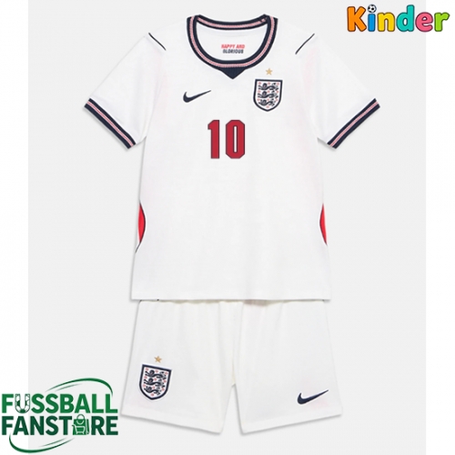 England Jude Bellingham #10 Replik Heimtrikot Kinder WM 2026 Kurzarm (+ Kurze Hosen)